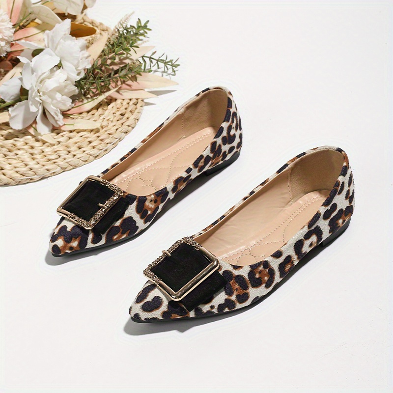 Flat shoes sale animal print