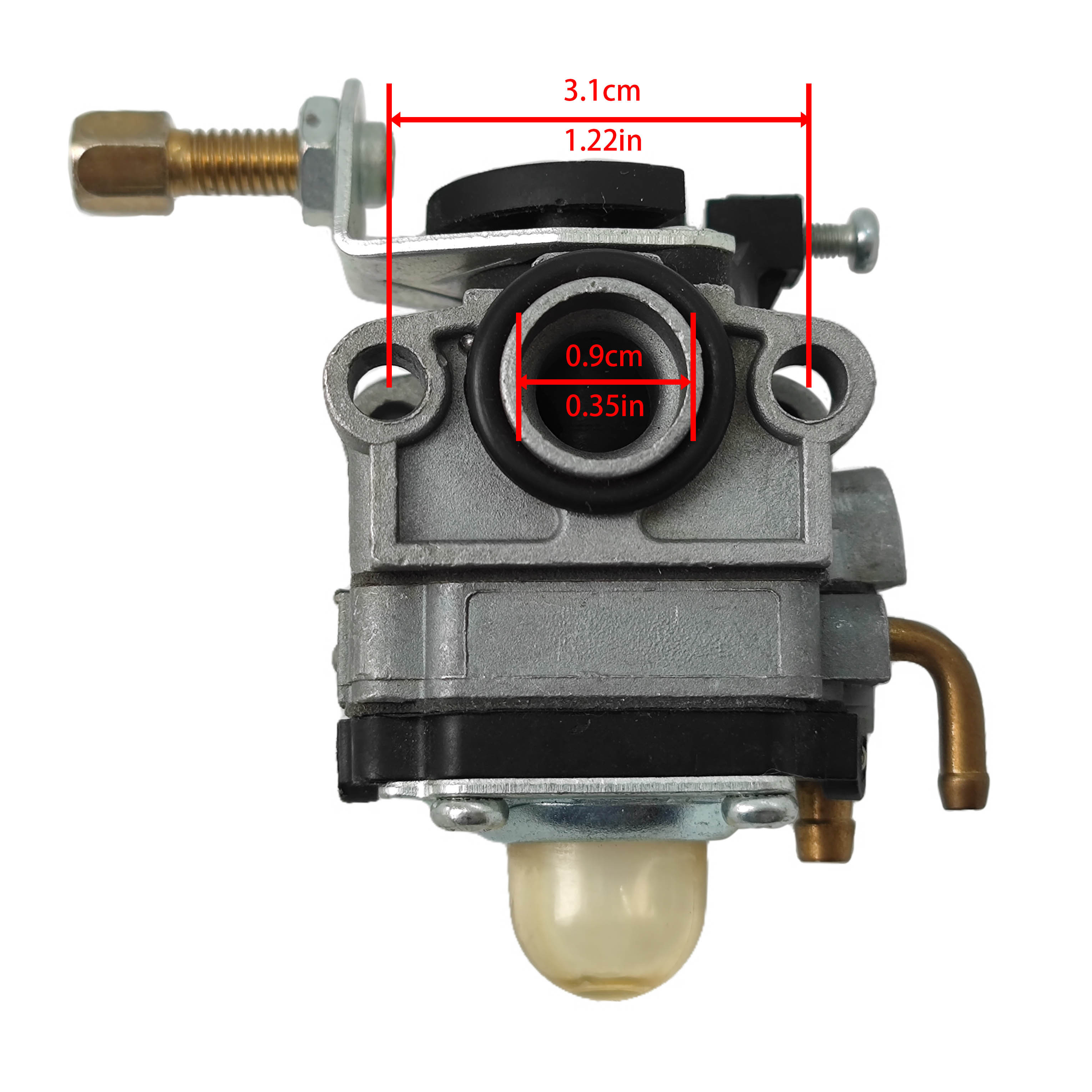 TEMU 140f Carburetor Fits For 139f 140f Gx31 35.8cc Trimmer Brush Cutter Mp9 Garden Carburetor