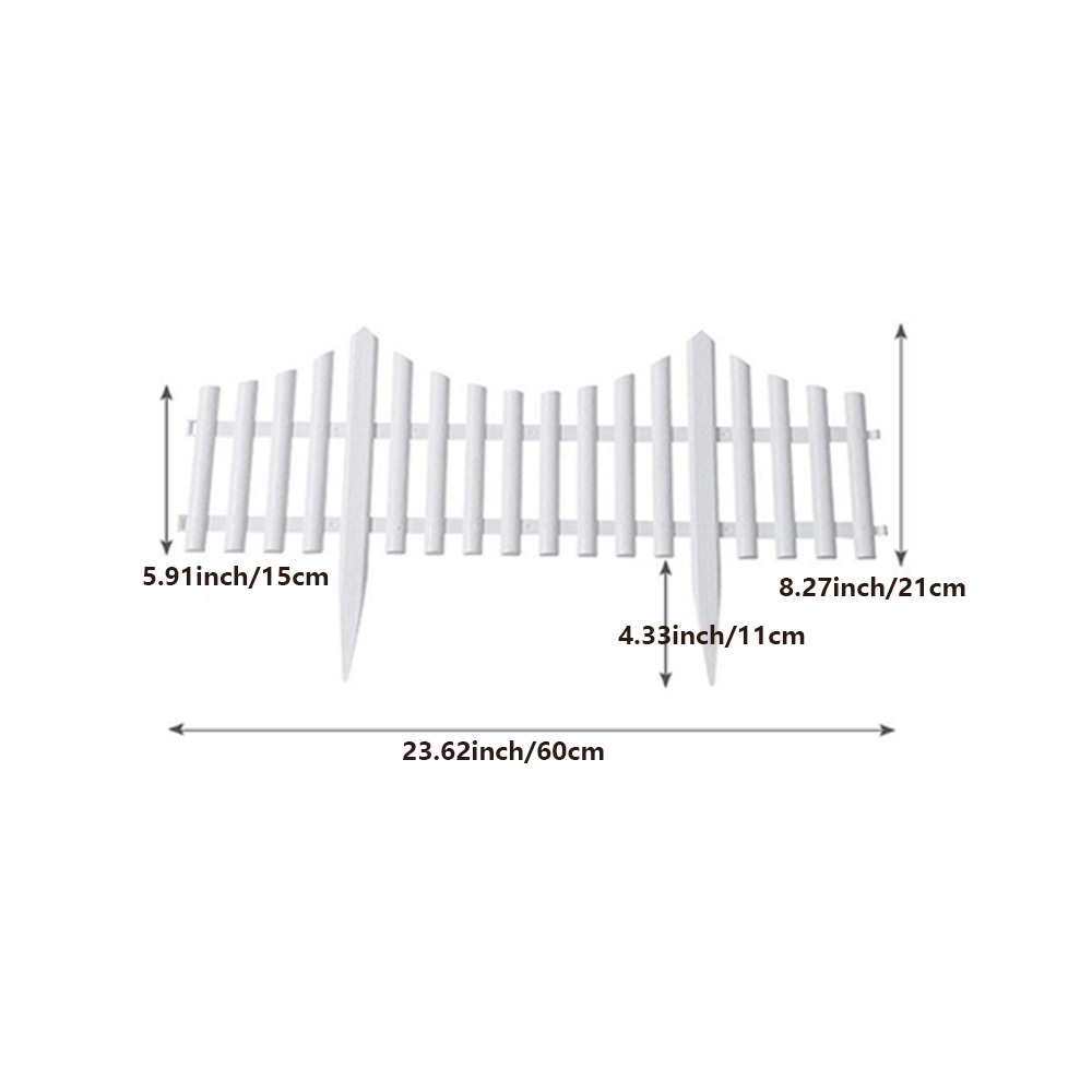 Recinzione Decorativa Giardino 4 Pezzi Pannelli Plastica - Temu Italy