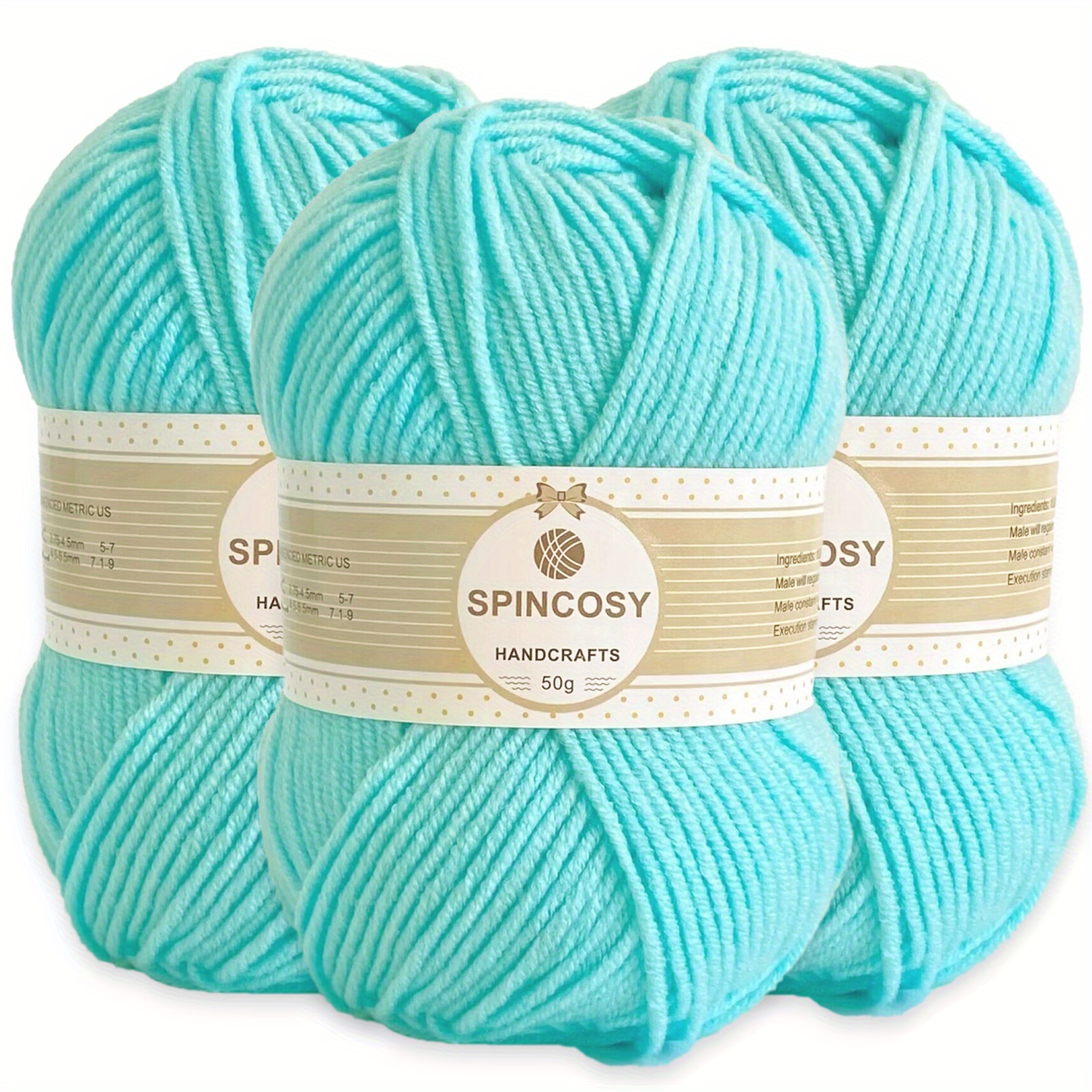 3pcs Yarn For Crocheting And Knitting Crochet Knitting Yarn 4 Layer Acrylic Yarn  Crochet And Hand Knitting Yarn 3 Pack 144g Suitable For Beginners - Arts,  Crafts & Sewing - Temu Canada