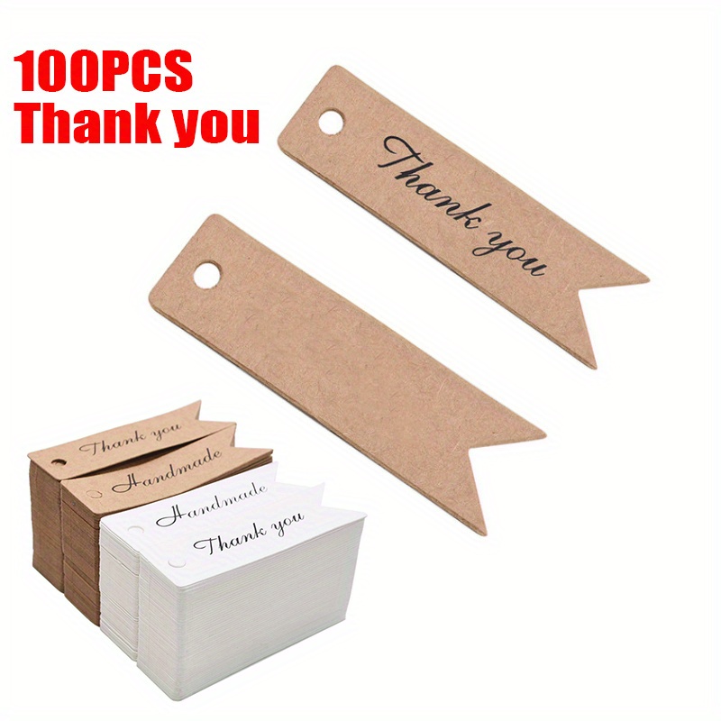 Wholesale 100Pcs Blank Kraft Paper Gift Tags 
