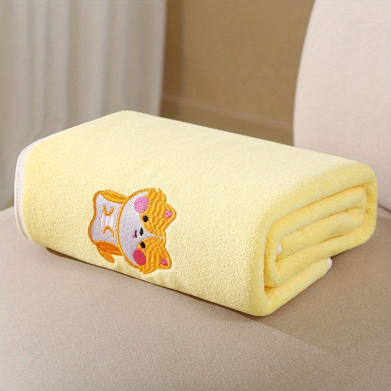 soft absorbent quick drying newborn bath towel blanket thickened coral fleece for   christmas halloween thanksgiving day gift details 7