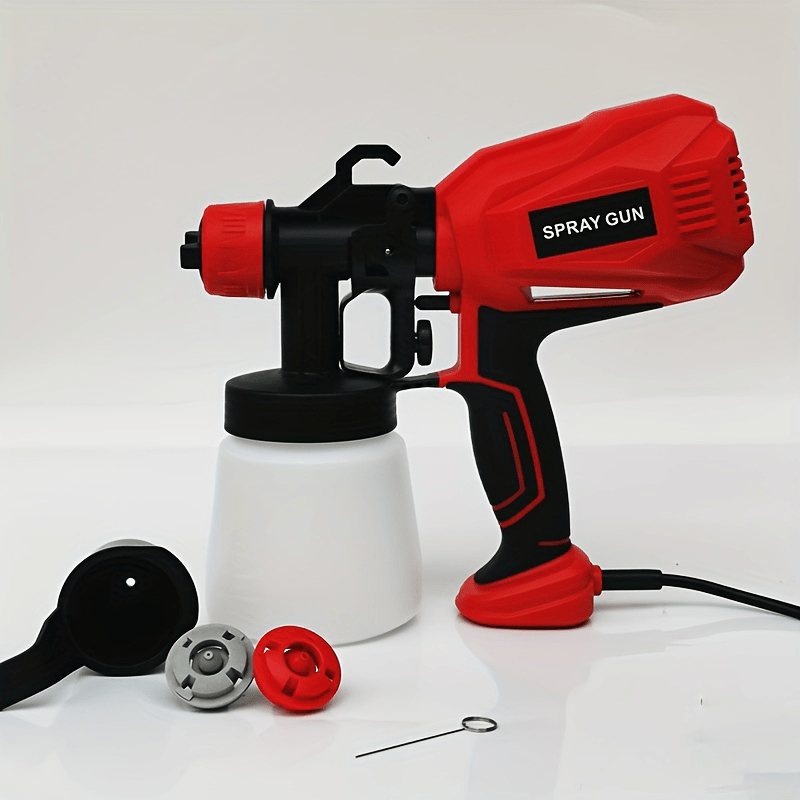 Us Plug High Power Spray Gun Paint Spray Gun Electric Latex - Temu