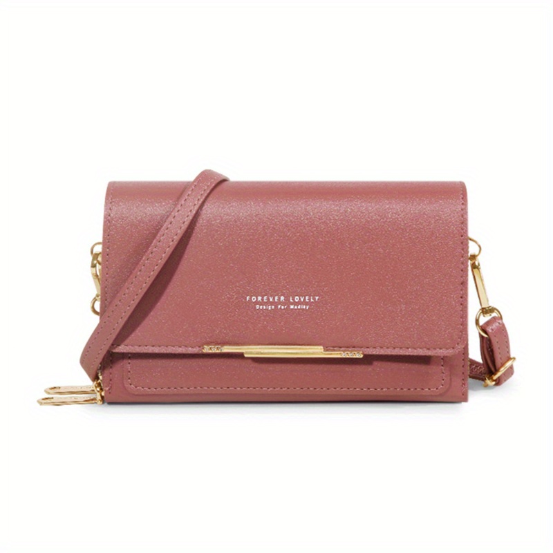 Mini Flap Crossbody Phone Bag, Letter Print Shoulder Bag, Women's Studded Decor Square Purse (4.7*6.7*3.7) Inch,Geometric,Flower Brown,$10.99,Temu