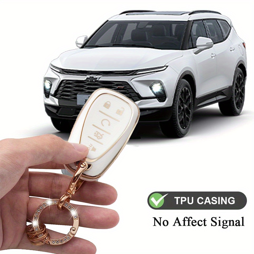 For Key Fob Cover With Keychain Soft Tpu Full Protection Key Case For Chevy  Equinox Malibu Camaro Cruze Blazer Traverse Trax 5 Button Holder -  Automotive - Temu Ireland