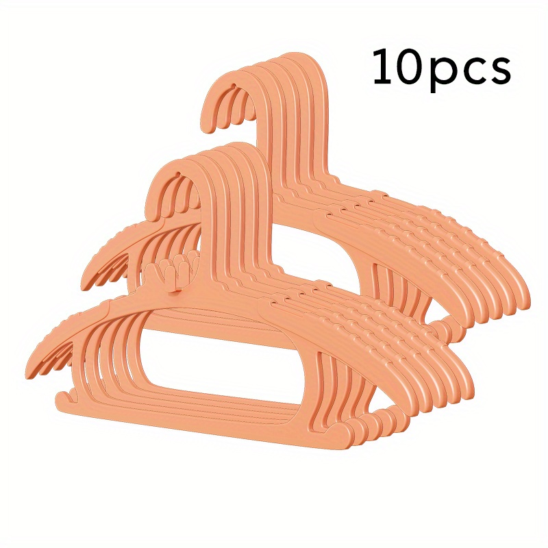 5pcs Percha Para Ropa De Niños, Sin Rastro Y Antideslizante, Y