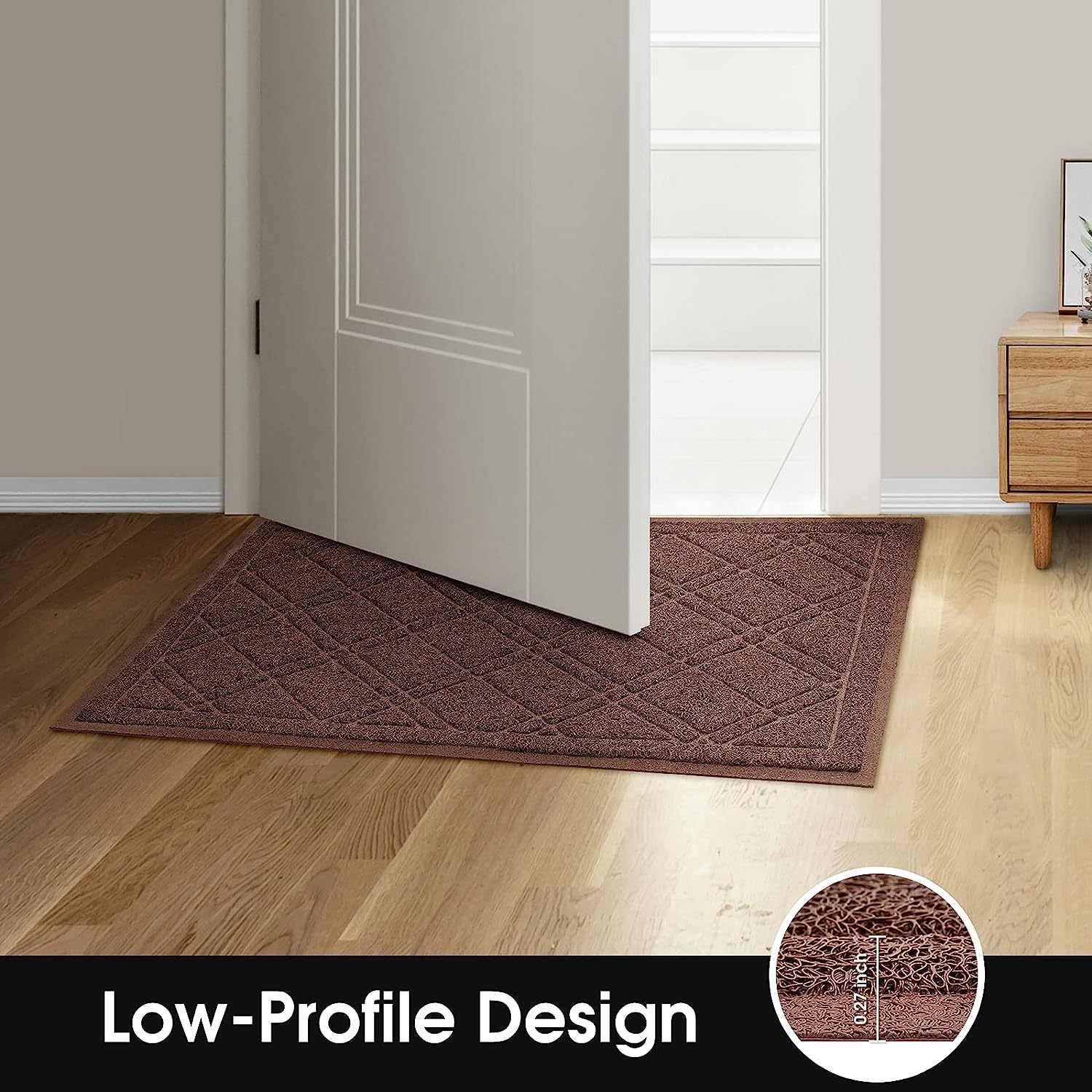 Estilo moderno de madera grano cocina alfombras antideslizante lavable  puerta alfombras rectangular salón alfombra puerta esteras A1 23.6x70.9 in
