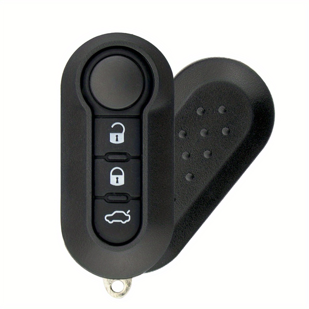 Boîtier de clé télécommandée pliante SIP22, étui de clef, coque, lame,  alarme de voiture, pour FIAT 500, Panda, Punto, Bravo, 3 boutons
