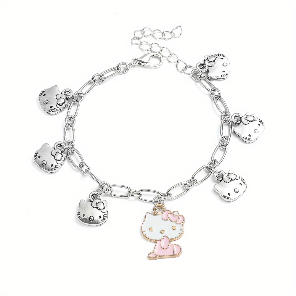 Hello Kitty Anime Charms Bracelet For Teen Girl Kitty - Temu Republic of  Korea