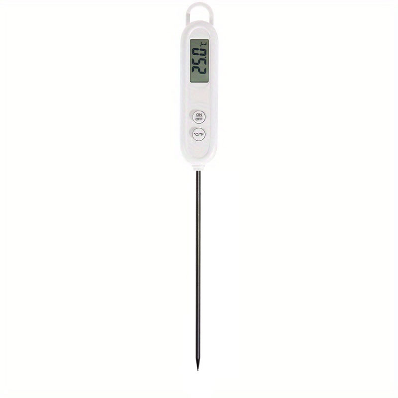 Food Thermometer, Instant Read Meat Thermometer, Termometro Digital Cocina,  Baking Thermometer, Digital Cooking Food Thermometer With Super Long Probe  For Grill Candy Kitchen Bbq Smoker Oven Oil Milk Yogurt, Kitchen  Accessaries, Dorm