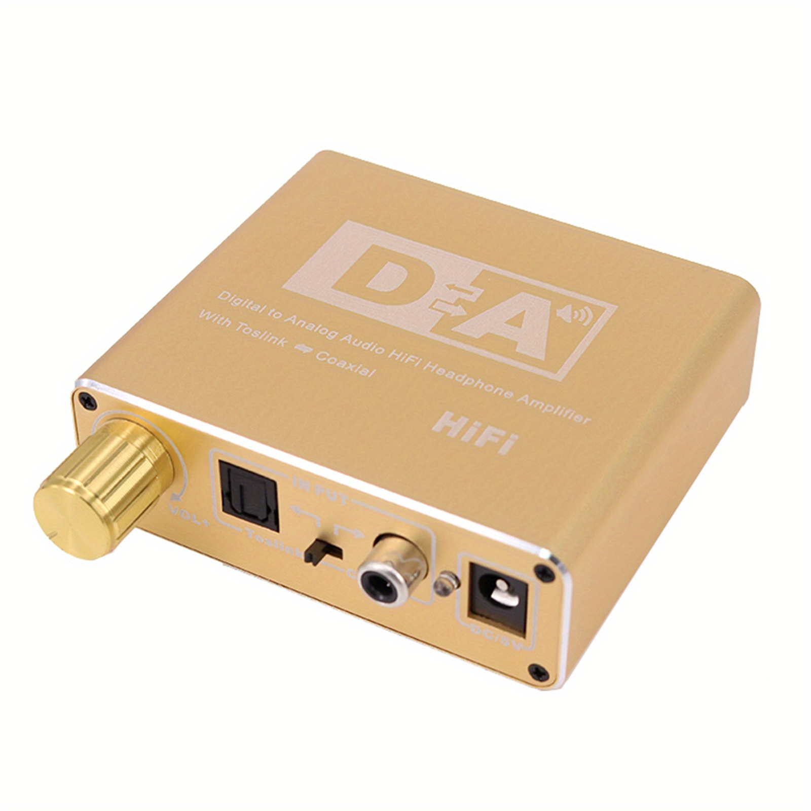 32-192khz Hifi Dac Amp Convertidor Audio Digital Analógico Rca 3,5mm Jack  Amplificador Auriculares Toslink Salida Coaxial Óptica Dac - Hogar  Inteligente - Temu