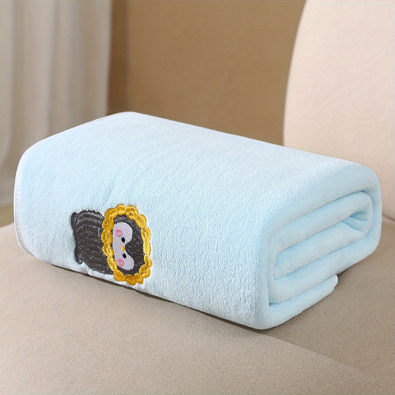 soft absorbent quick drying newborn bath towel blanket thickened coral fleece for   christmas halloween thanksgiving day gift details 6