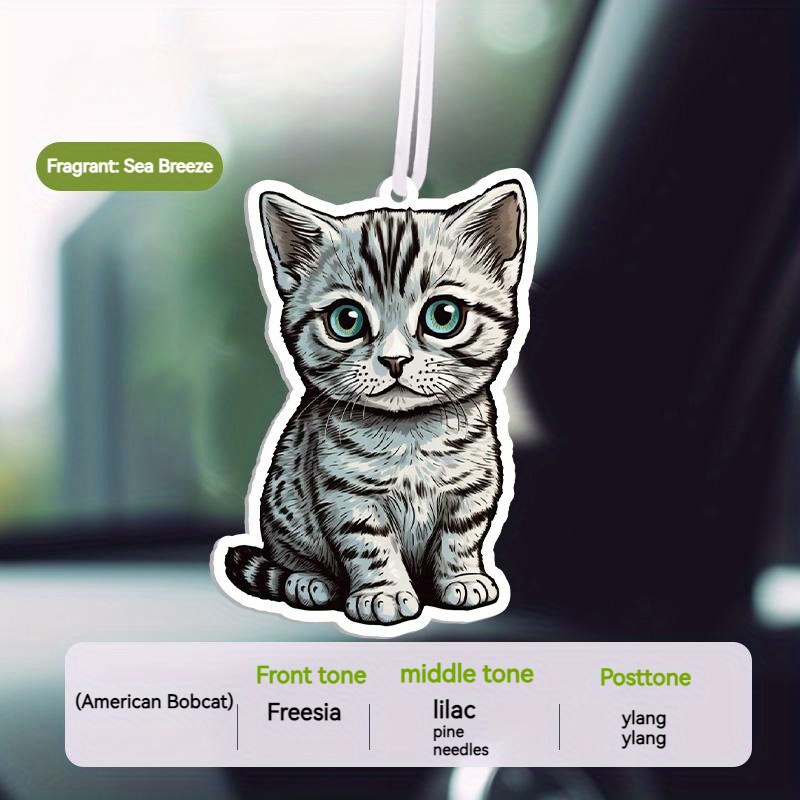 1Pcs/4Pcs Car Fragrance Tablet Car Fragrance Tablet; Air Freshener, Keep  The Car Aroma Fresh Air Cat Dog Shape Series
