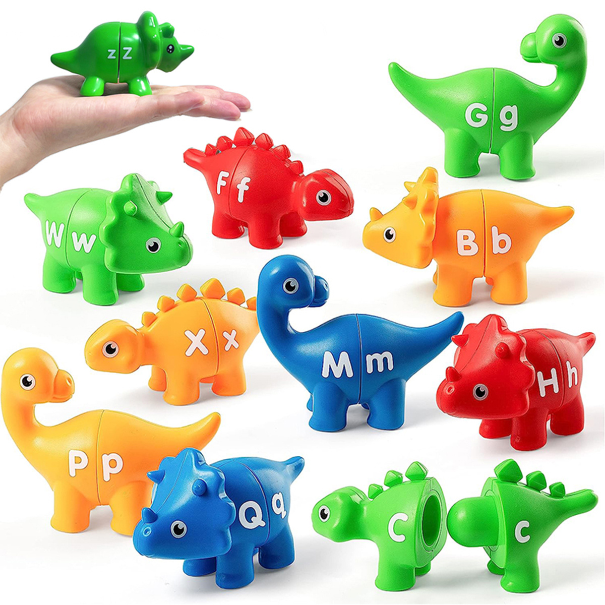 Jogo De Combinação De Alfabeto De Dinossauro De Dupla Face Para Crianças  Aprenda Brinquedos Educativos Combinando Letras Brinquedo Motor Fino,  Brinquedos Educativos Pré-escolares Montessori Para Crianças, Meninos,  Meninas - Temu Portugal