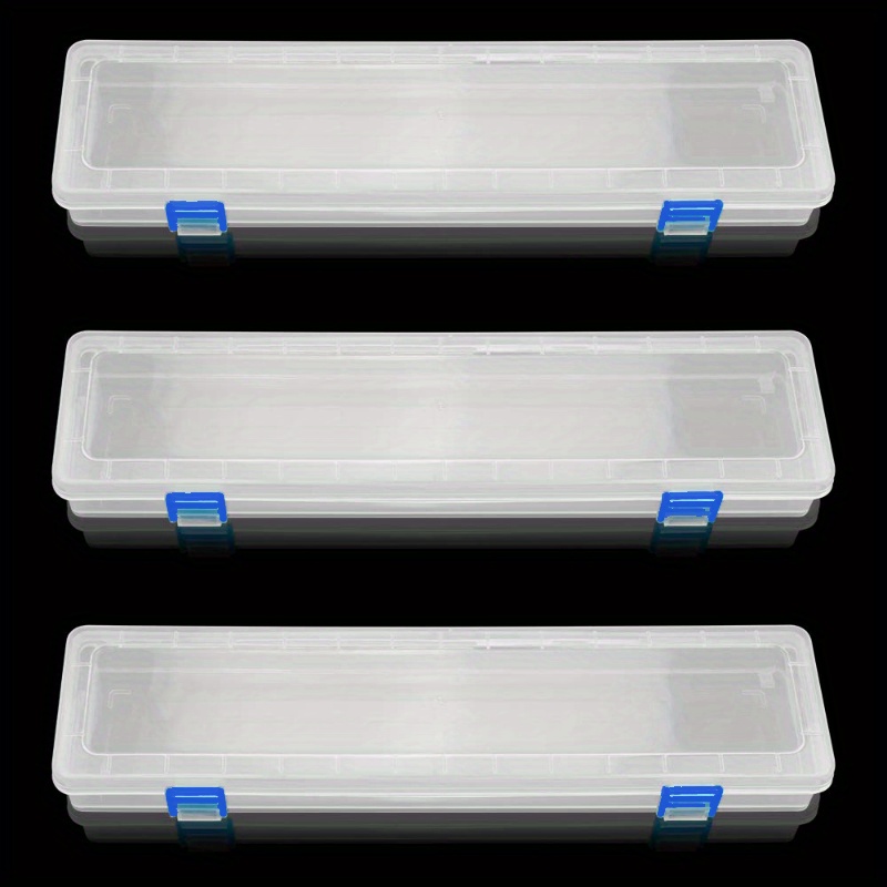 Translucent Plastic Storage Box Portable Paint Brush Holder - Temu