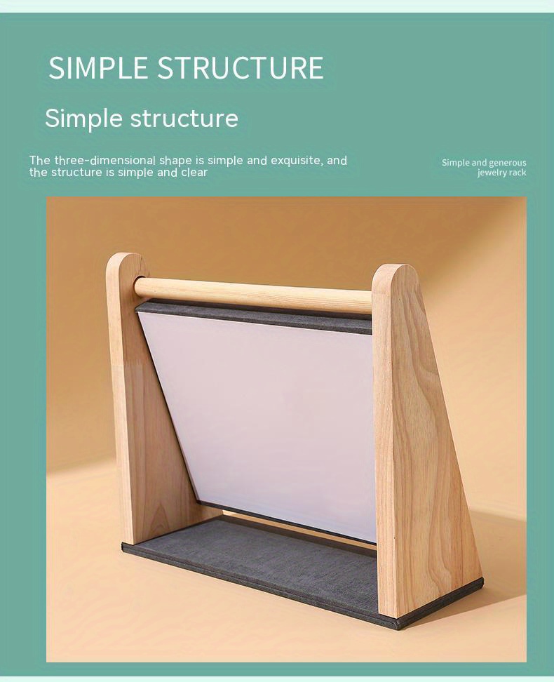 1 шт. деревянная резина кольцо дисплей-стойка для серег, стойка для хранения, для подарков, детали 4