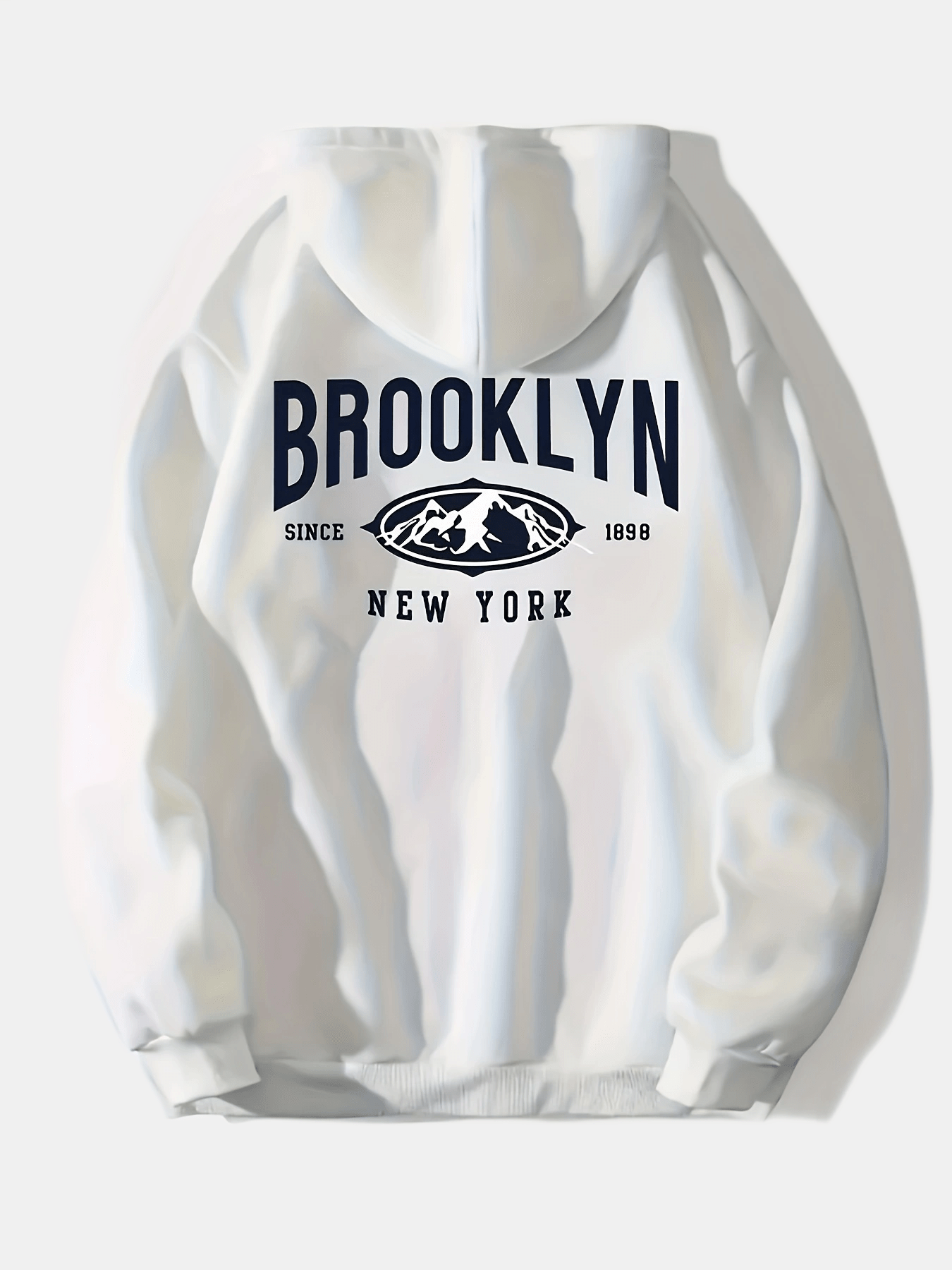 Sudadera Capucha Estampado brooklyn Talla Hombre - Temu Mexico