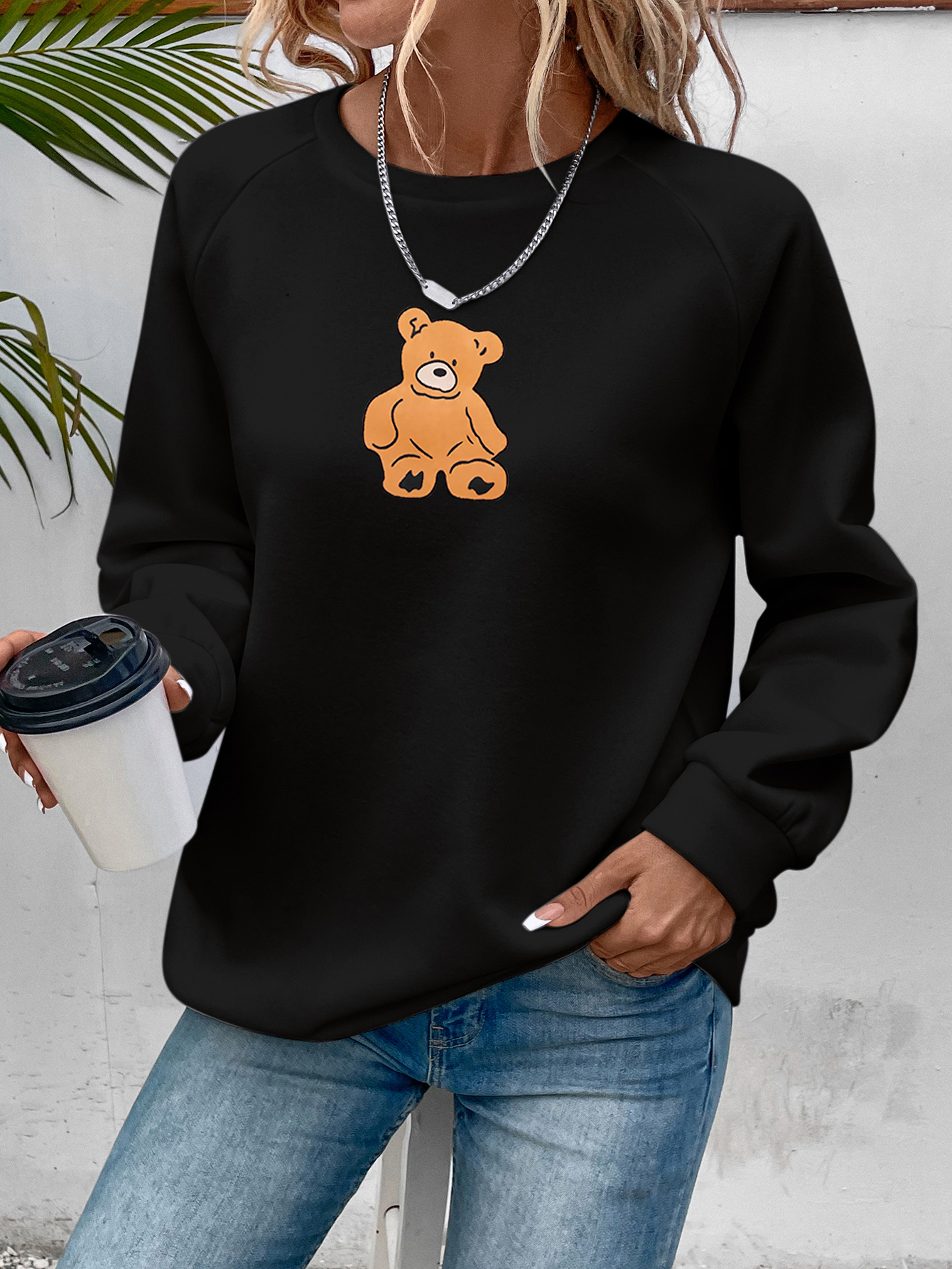 Regular Size Leopard Hoodies & Sweatshirts For Women With Hooded For Sale | UK