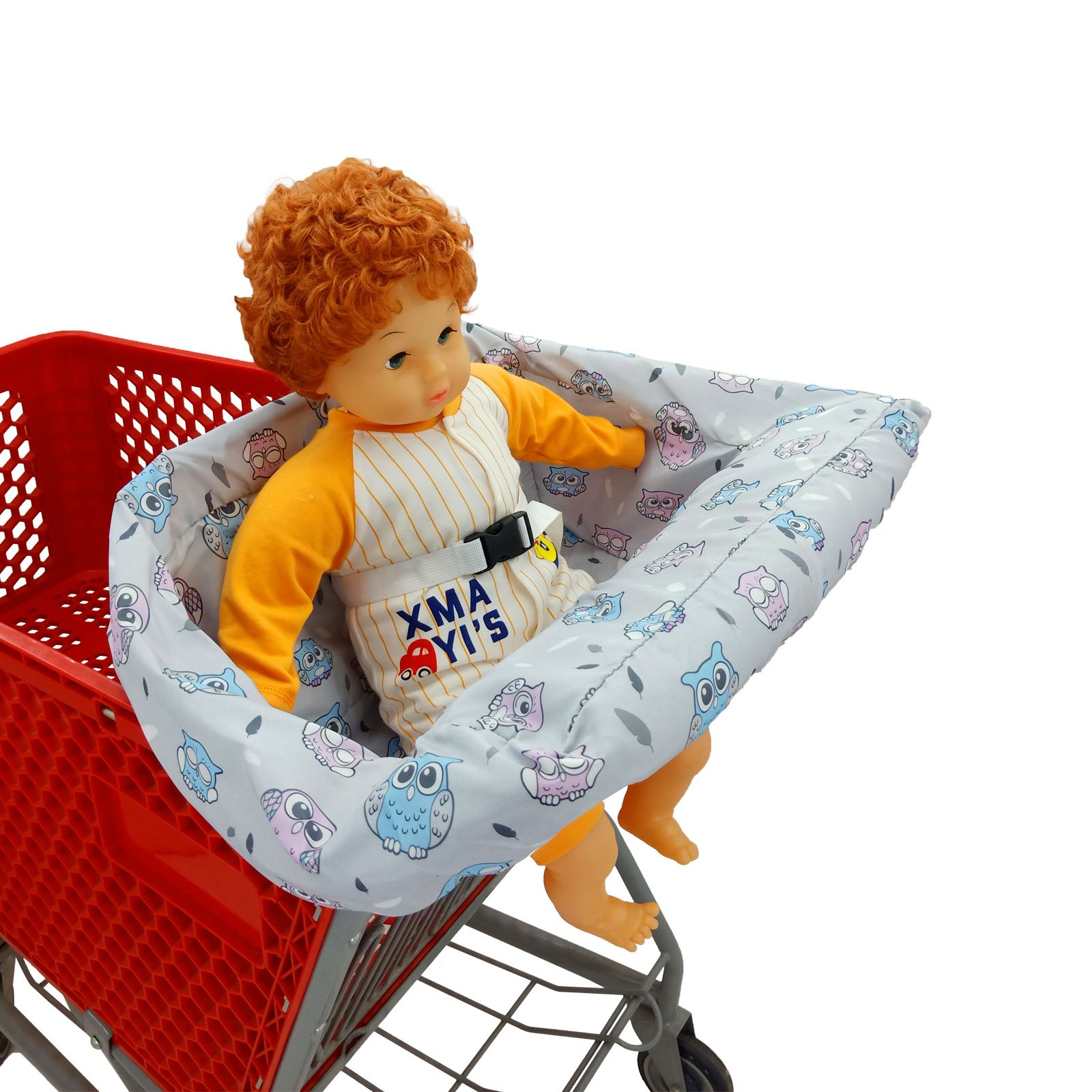 Baby Supermarket Shopping Cart Seat Cushion High Chair Cushion Waterproof Small Broken Flowers, Halloween Thanksgiving Day Christmas Gift details 0