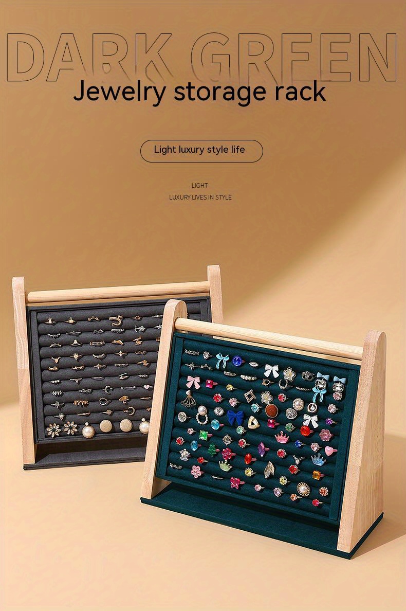 1шт. деревянное резиновое кольцо для украшений, стойка для хранения серег, подставка для подарков, детали 0