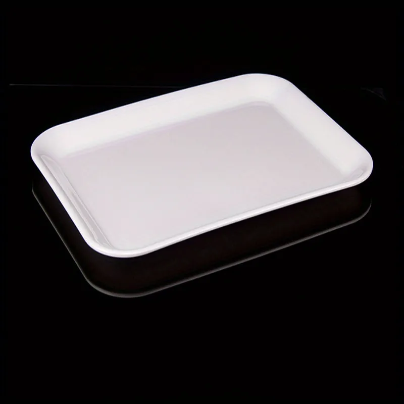 1pcs 13 Melamine Reusable Leak Proof Tray Stackable Food Snacks Tray For  Dessert Parties White Dinner Plates Cafeteria Wedding Restaurants And Other  Multi Purpose Industrial  Commercial Temu Japan