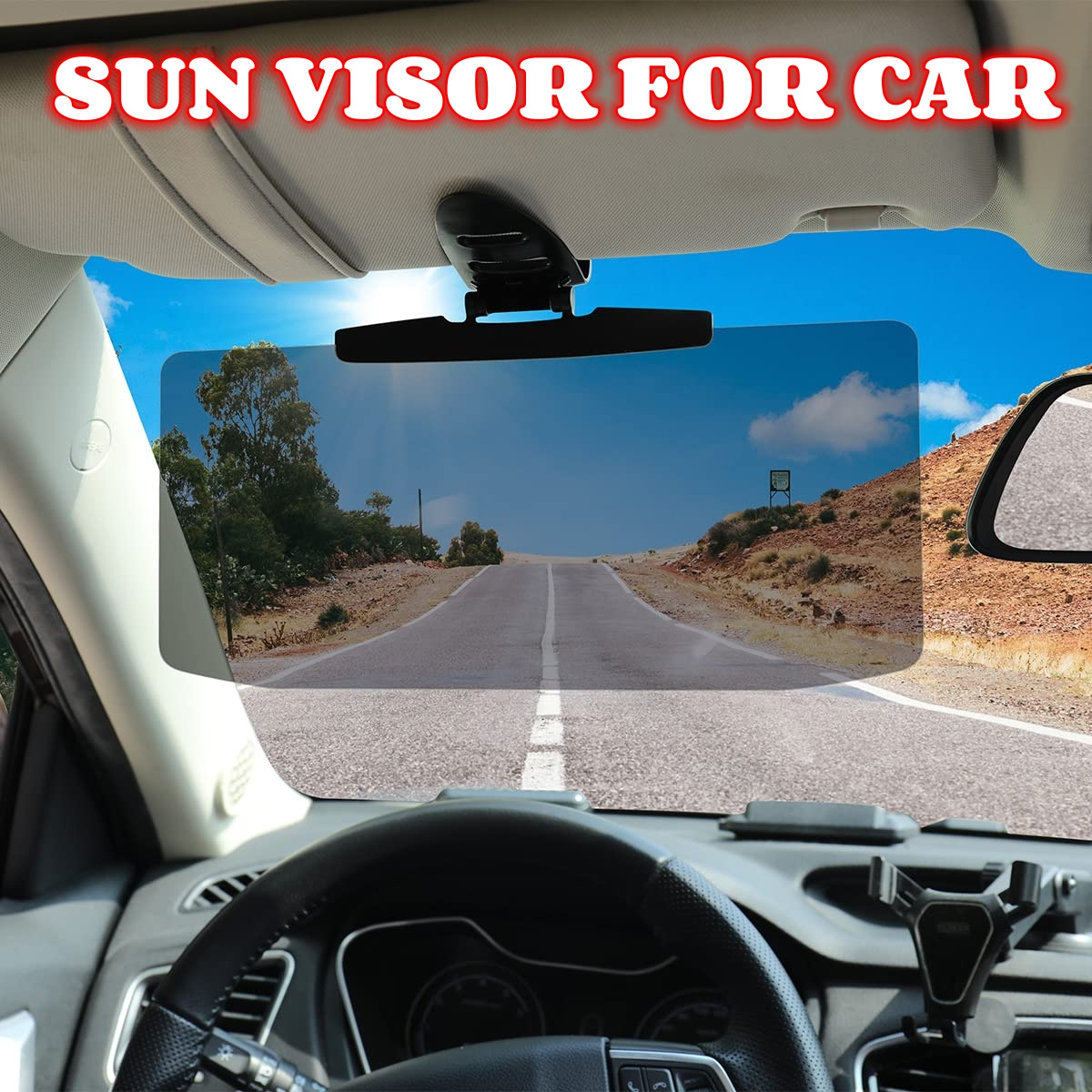 Car Visor Extender Anti glare Adjustable Car Sunshade - Temu Australia