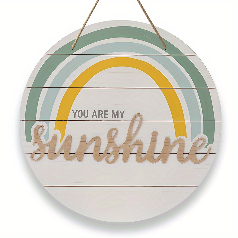 You Are My Sunshine Wooden Wall Cute Sign Holiday Home Window Door ...