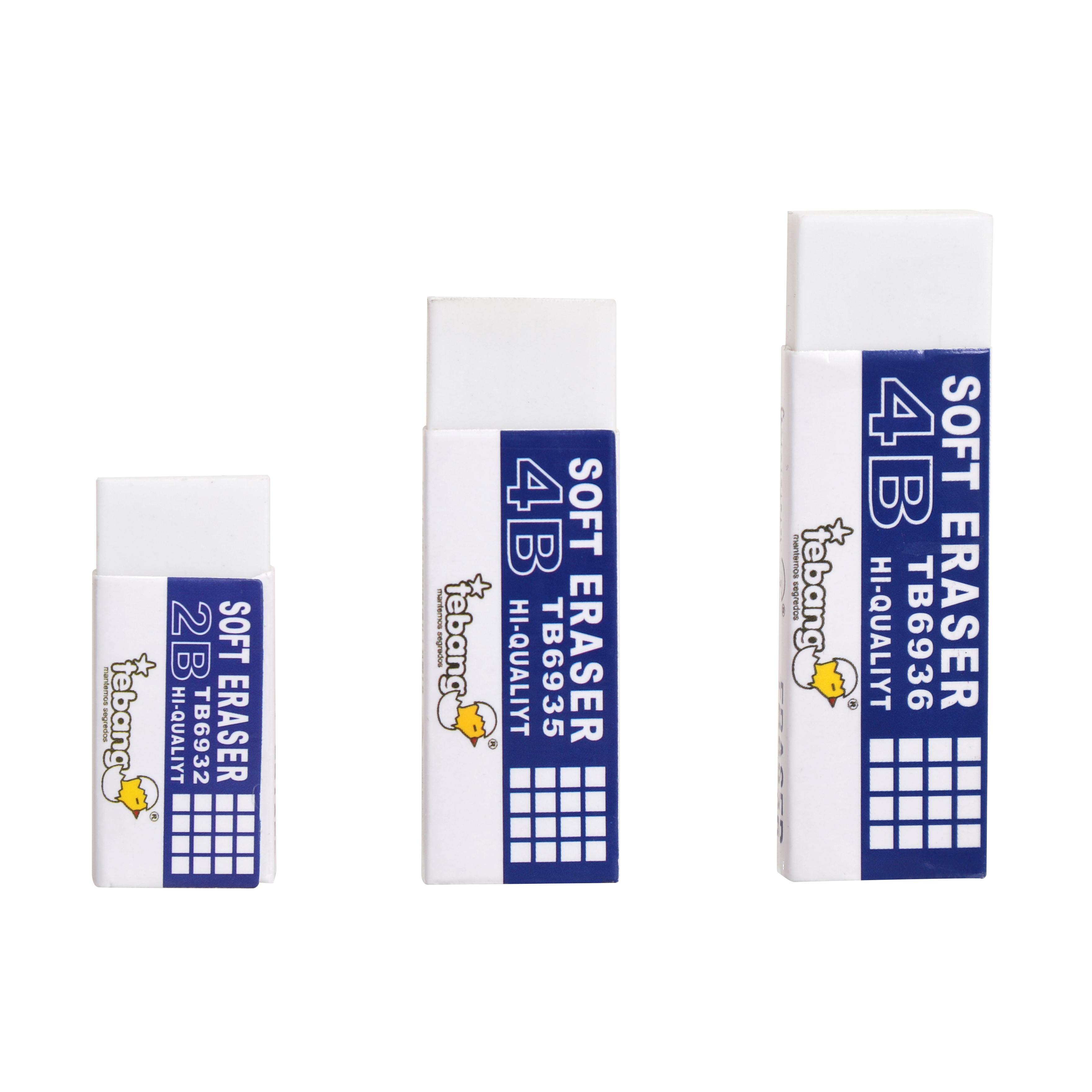 2B 1Pc Soft White Erasers Drawing Rubber Writting Correction Supplies  School Office Stationery