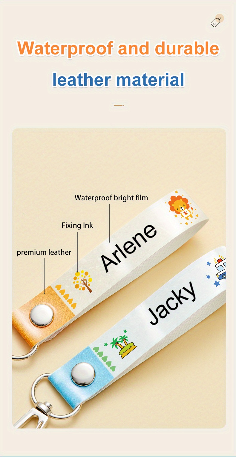 Personalized Name Badges Lanyards Perfect Students' Id Tags Temu New