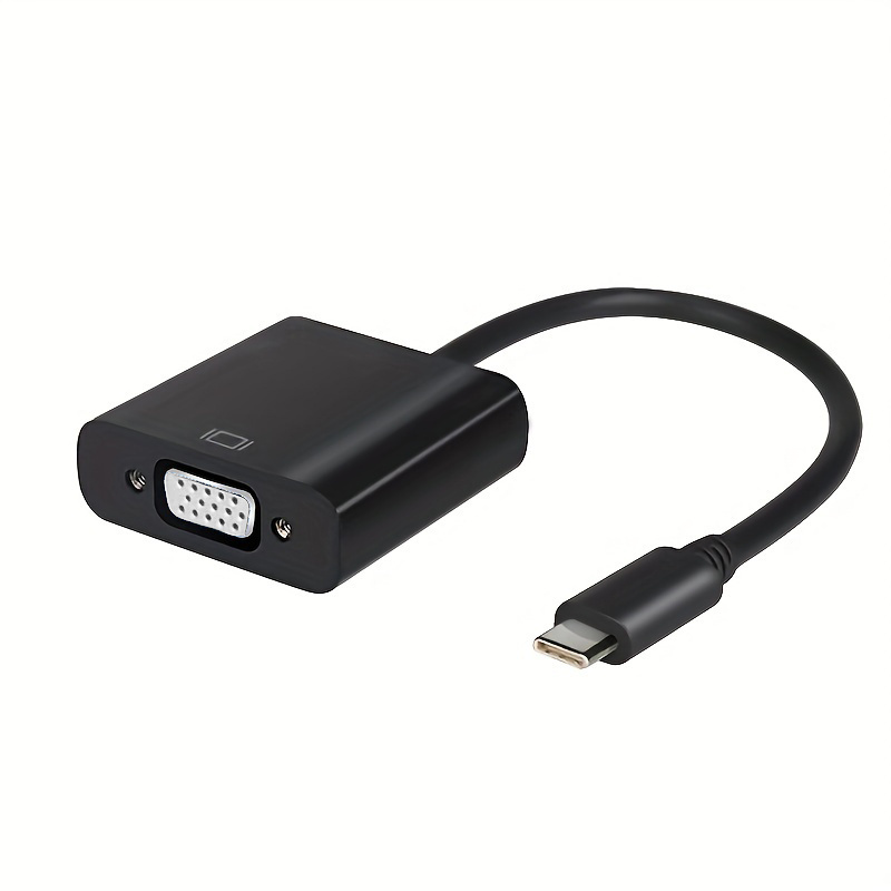  USB C to HDMI VGA Adapter,USB Type C to VGA HDMI Adapter  Thunderbolt 3 VGA Adapter for MacBook Pro/iPad Pro/Air 2020 2019 2018,Dell  XPS 13/15,Surface Pro, Galaxy S8/S9, Huawei P20 