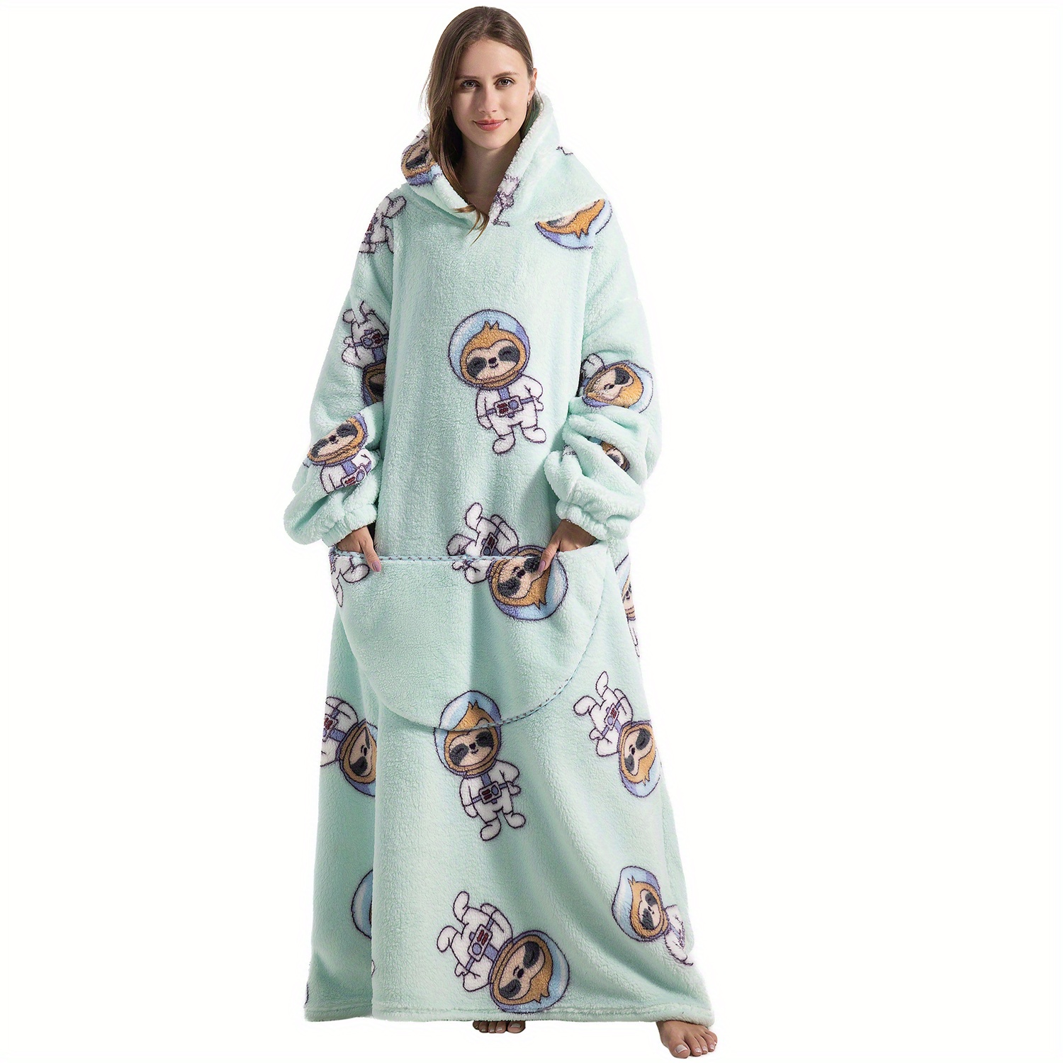 XMLMRY Blanket Hoodie,Wearable Blanket,Sweatshirt Blanket,Oversized  Hoodie,Comfy Blanket Sweatshirt,Sweater Blanket,Sherpa Cozy Giant Hoodie  Blankets