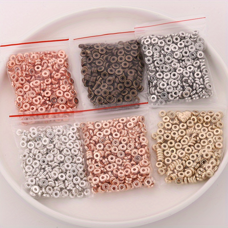300pcs 7 Sized Flower Shaped Spacer Bead Cap Jewelry Making