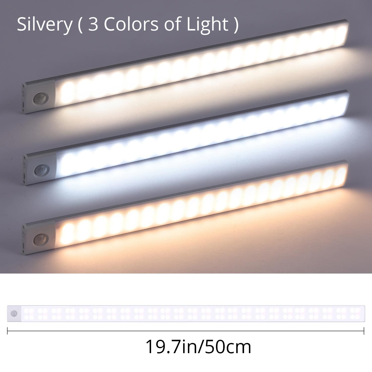 ▷ Chollo Pack 2x Luz LED magnética para armario con sensor de movimiento  por sólo 13,16€ con cupón descuento (-45%)