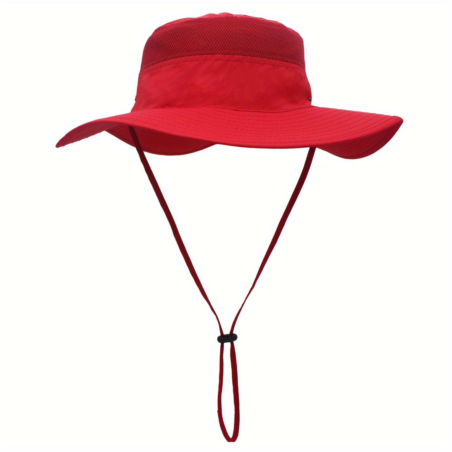 UPF 50+ Men's Sun Hat with Wide Brim for Windproof Fishing and Outdoor Activities