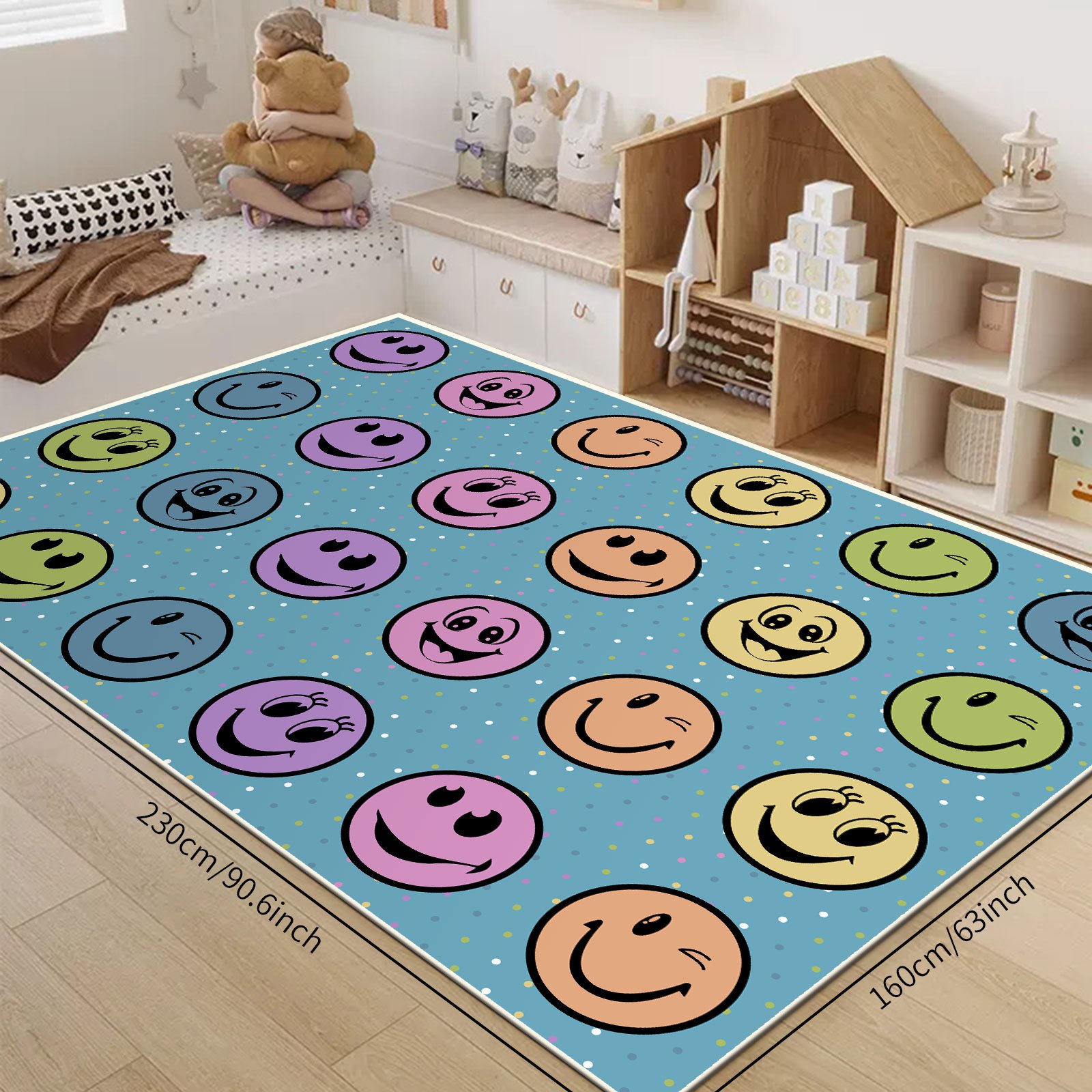 Children's Classroom Seating Rug For Nursery School