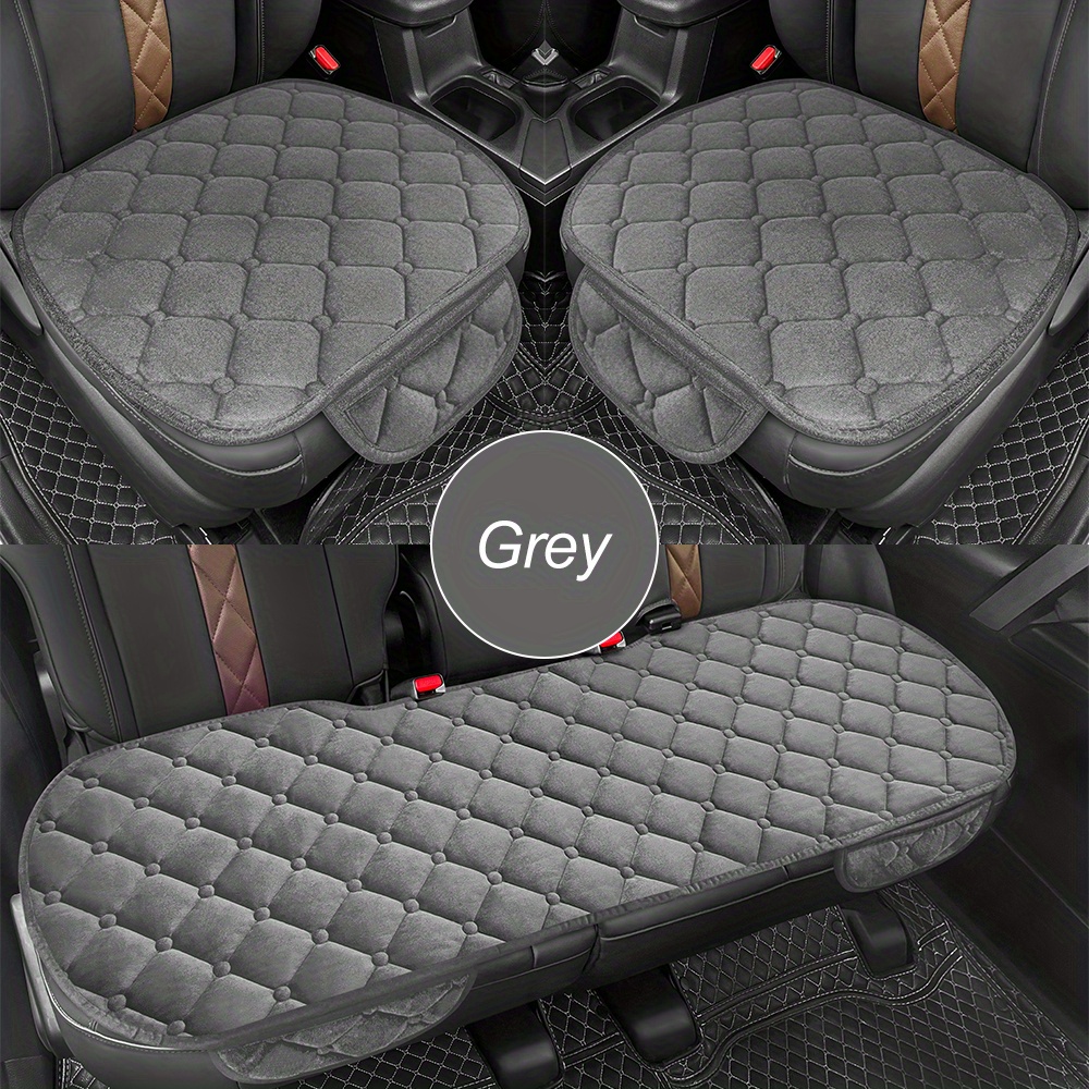 Auto Sitzkissen halten warm fit für LKW Suv Van Automotive Interieur Plüsch  kariert bestickt frei von Bindematte