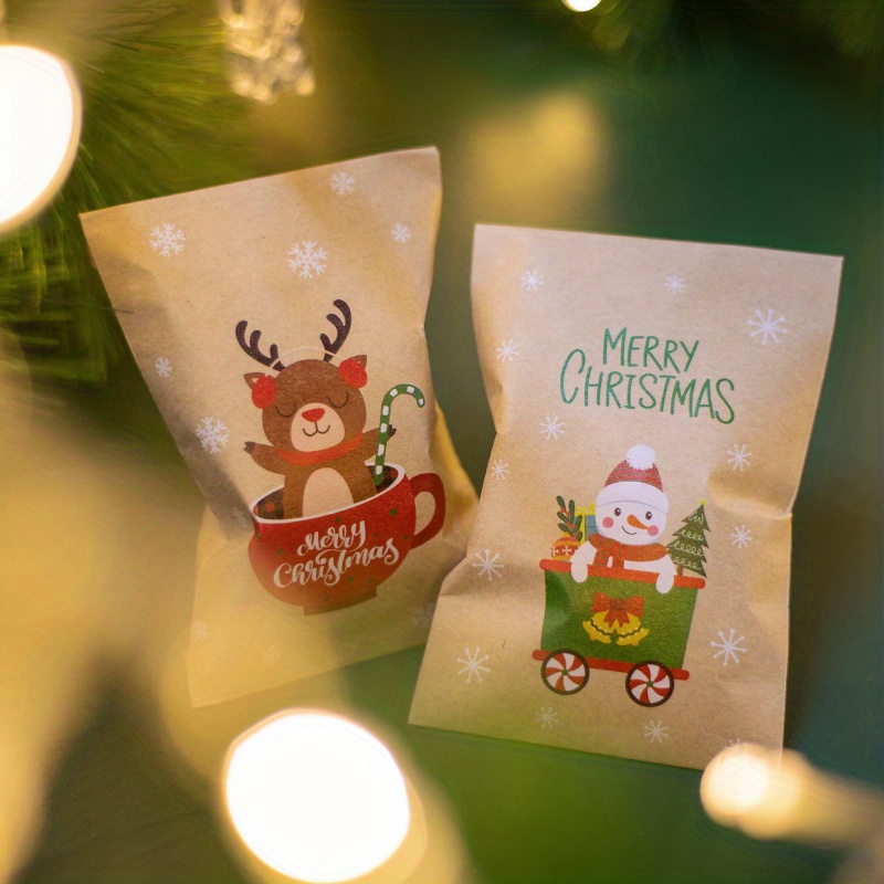 Christmas Mini Paper Gift Bags Secret Santa Gift Ideas Handmade Christmas Gift  Bags Christmas Party Gift Bags Gift Exchange 