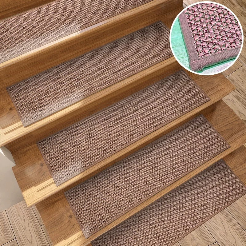 Oak Valley Designs™ Alfombra para escaleras, peldaños de escalera de  interior para peldaños de madera, escalera antideslizante para niños y  perros