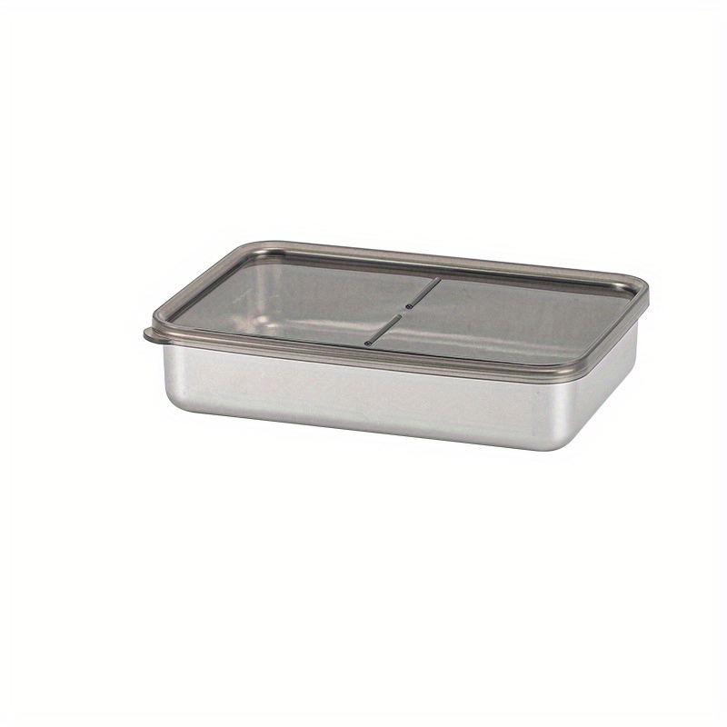 304 Food Grade Stainless Steel Fresh-keeping Storage Box Container