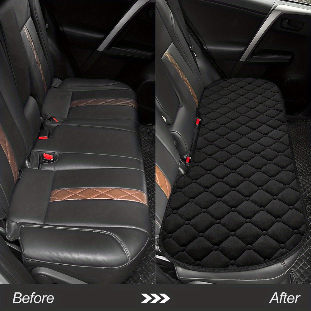 Warme Auto Sitzkissen Anti-slip Universal Auto Vorne Hinten Sitz Pad für  Fahrzeug Plüsch Auto Auto Seat Protector - AliExpress