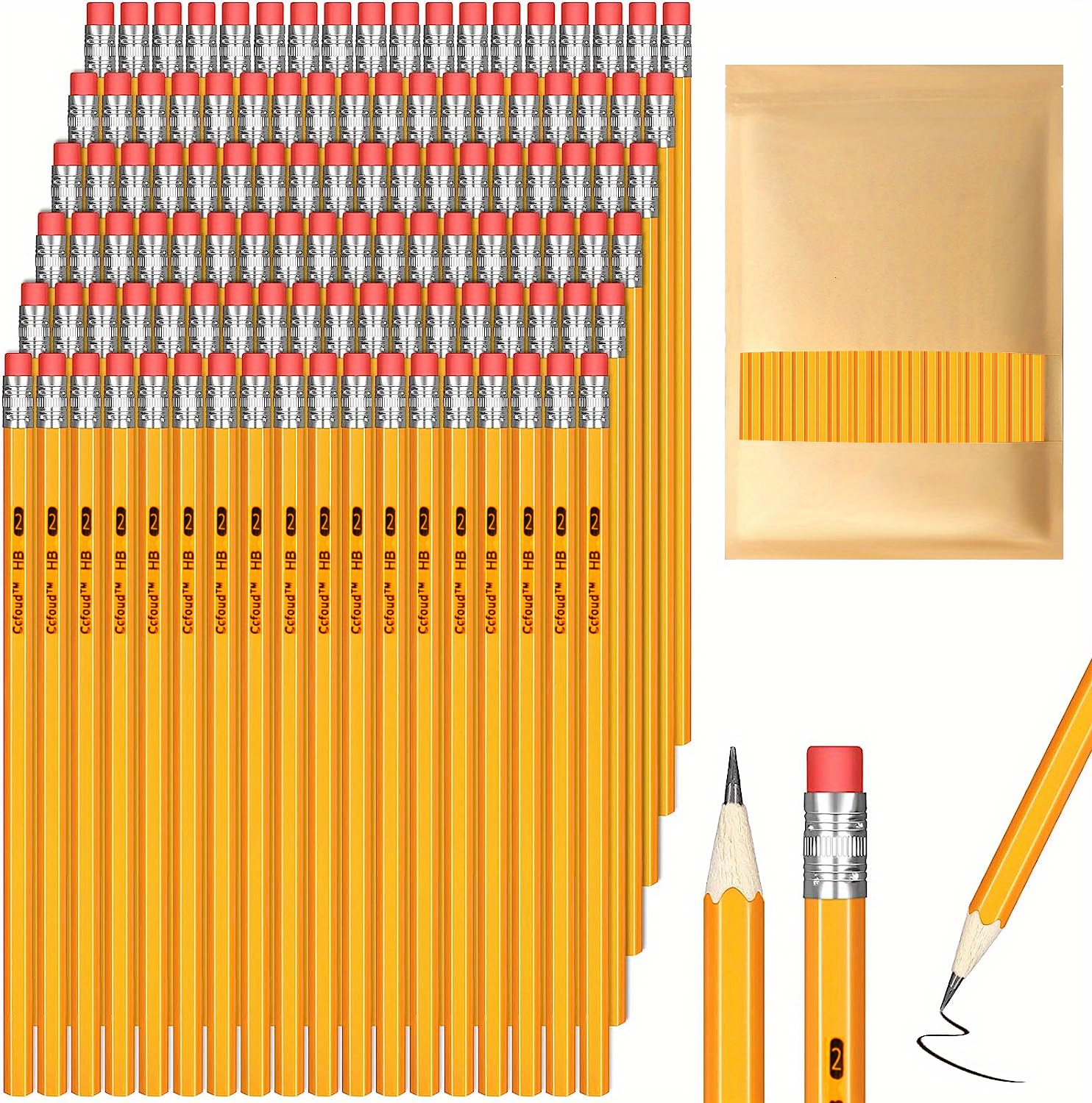 HB Pencils for Drawing Writing Art Sketching 10 to 100 - BACK TO SCHOOL