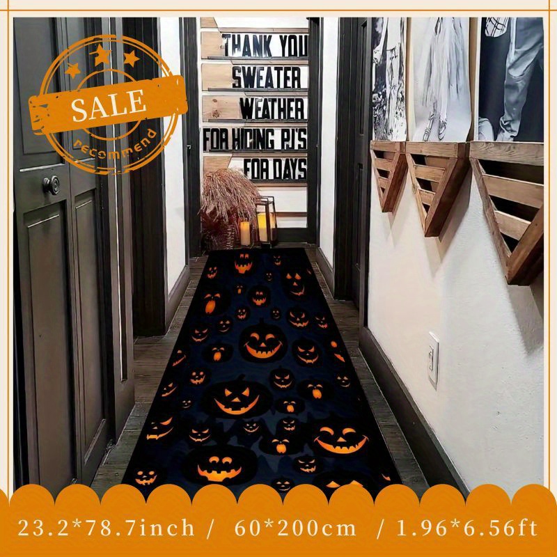 1pc Halloween Welcome Doormat, Soft & Thick Indoor And Outdoor