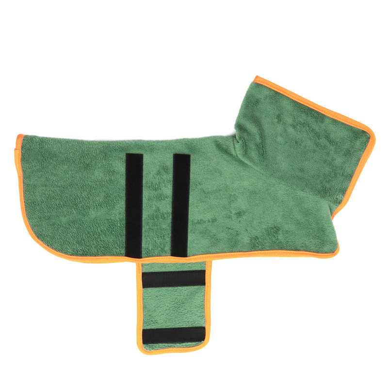 Image of Pet Bathrobe Made Of Fiber, Absorbent Dog Bathrobe, Quick-dry Towel For Cats And Dogs, Pet Clothing
