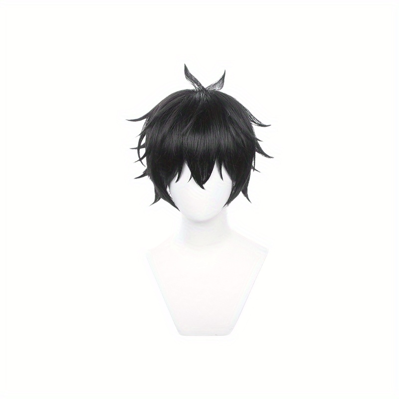 Persona 5 Joker Short Black Synthetic Men Cosplay Wigs