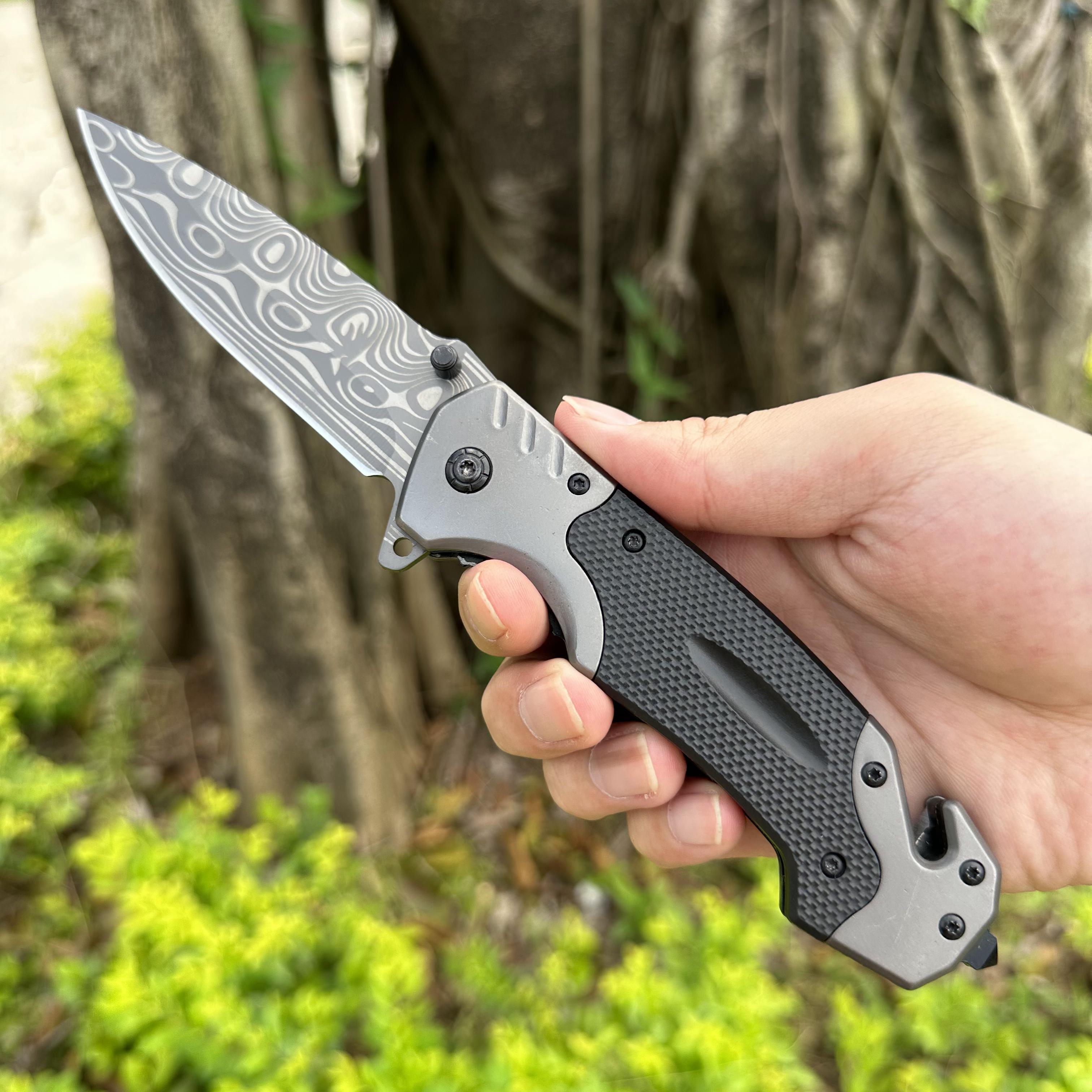 Outdoor Folding Knife Stainless Steel Camping Folding Knife Temu
