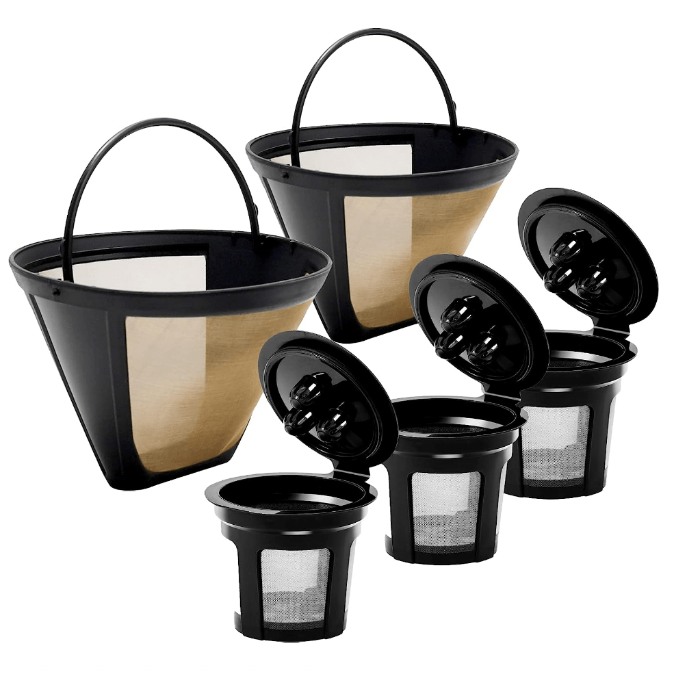  3 Pack Reusable Coffee Filters for Ninja DualBrew Coffee Maker  CFP201, CFP300,CFP301, CFP400, CFP305, BPA Free: Home & Kitchen