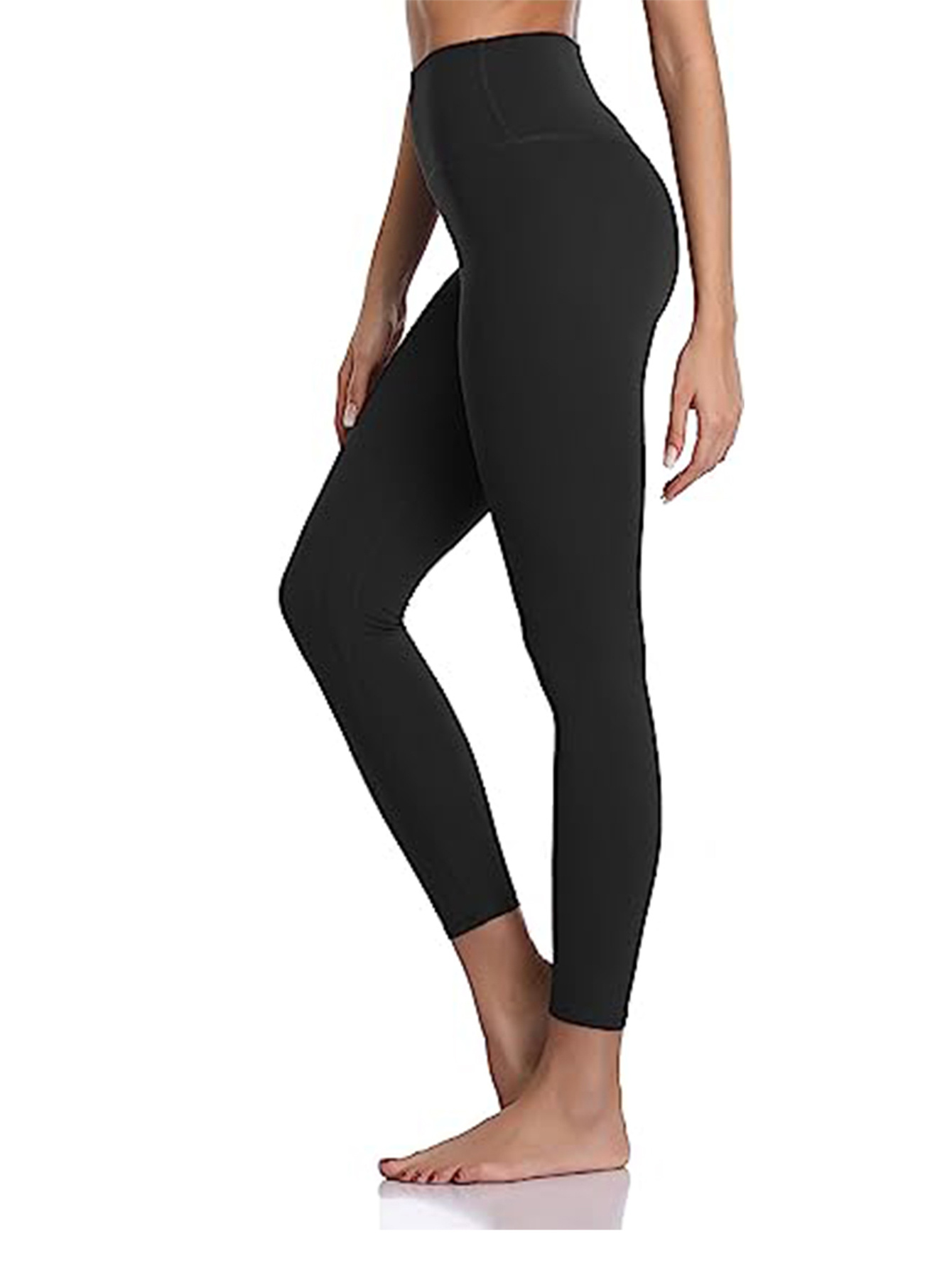 Women's Activewear: High-Waisted Yoga Leggings with Milk Silk for Sweat  Absorption during Workouts