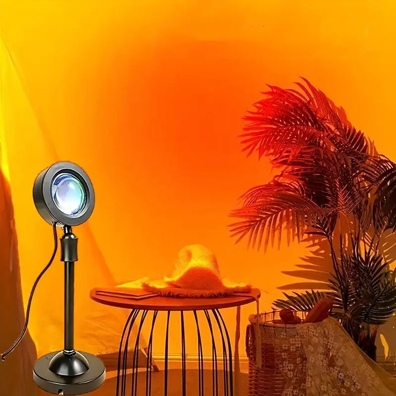 Led Sunset Light Projection Sunset Night Light Remote - Temu Australia