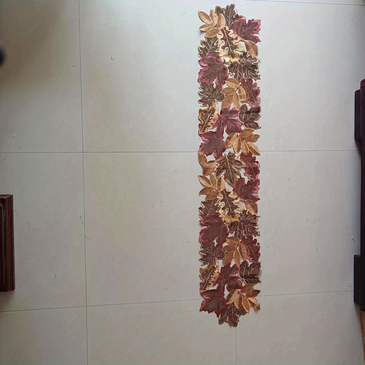 Image of European Maple Embroidered Table Cloth Manufacturers Sell Flag Table Tea Table Dust Cover