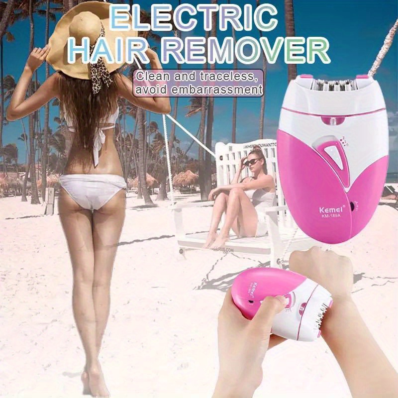 epilator for women usb recharge hair remover for arms legs underarms bikini area and face   details 0